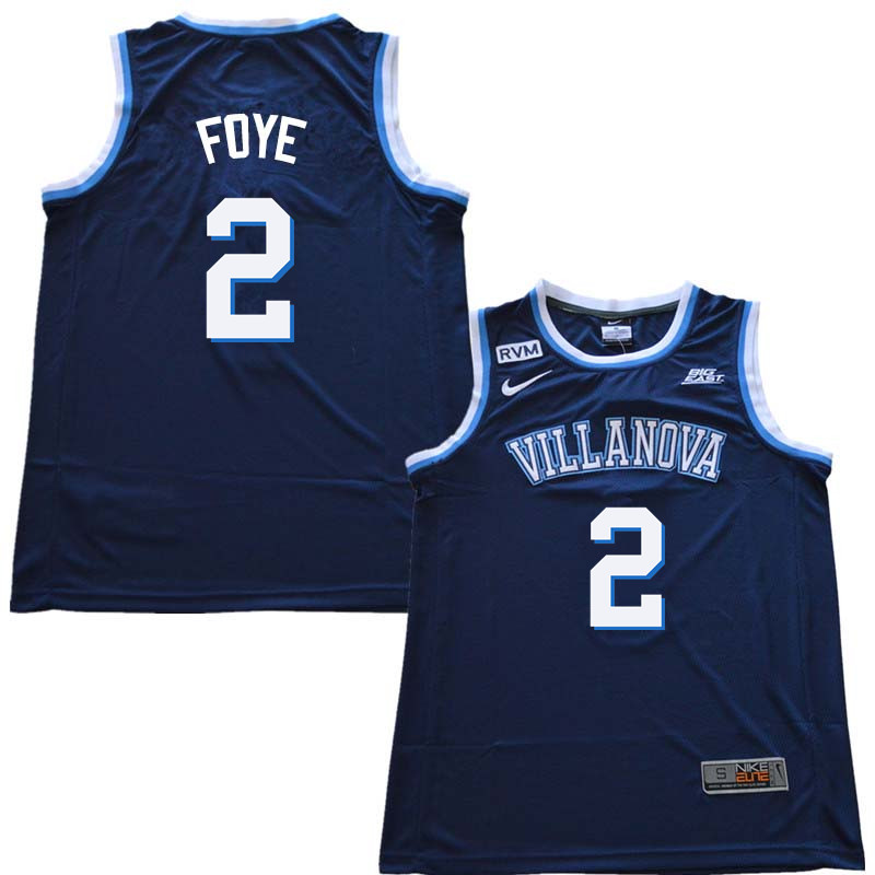 2018 Men #2 Randy Foye Willanova Wildcats College Basketball Jerseys Sale-Navy - Click Image to Close